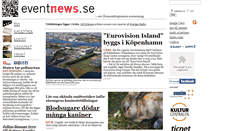 Desktop Screenshot of eventnews.se