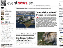 Tablet Screenshot of eventnews.se